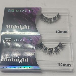 Lilac Streeet Midnight Faux Eyelash Clusters 2 sets 12mm & 14mm